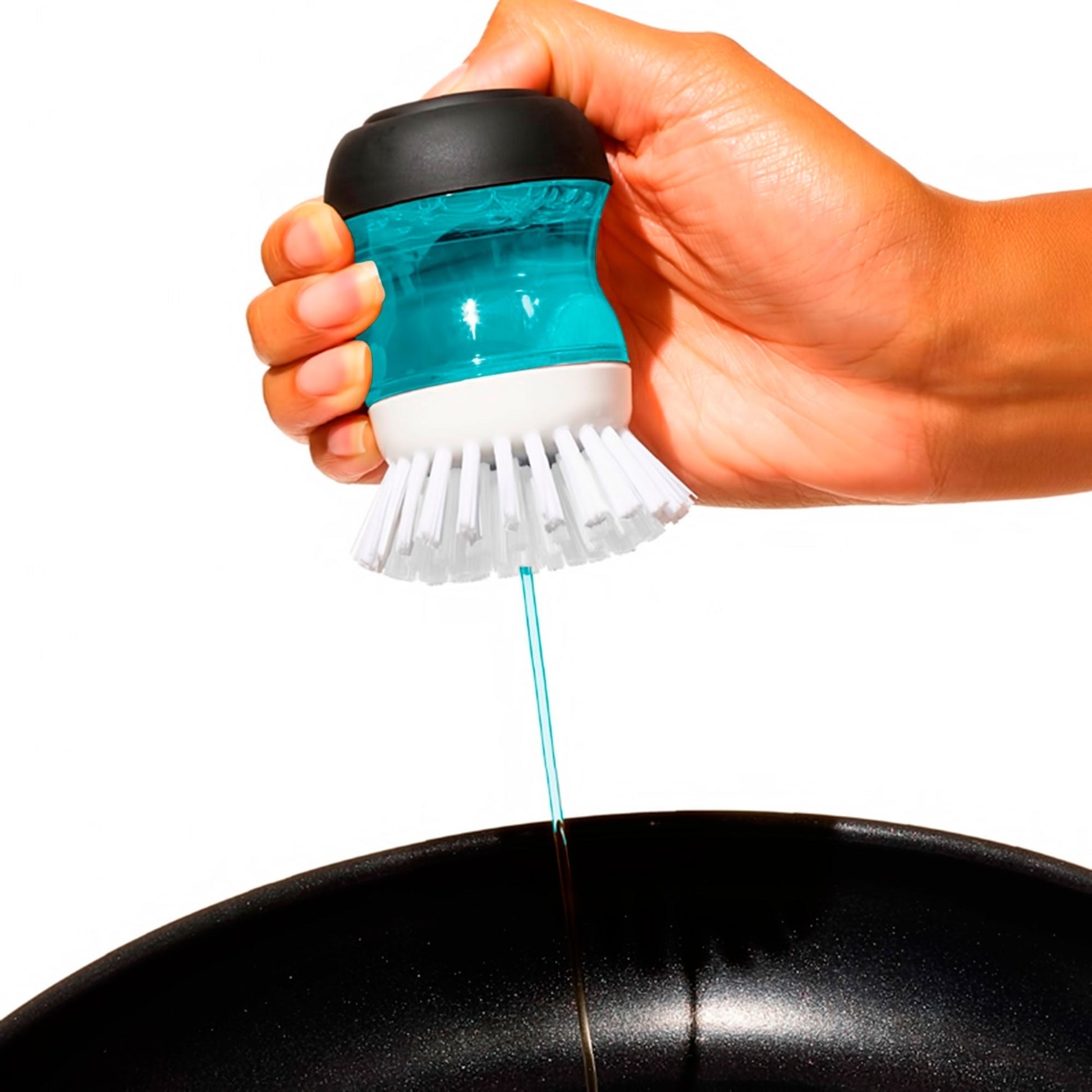 Escobilla Lavaloza Compacta Dispensador2#Negro