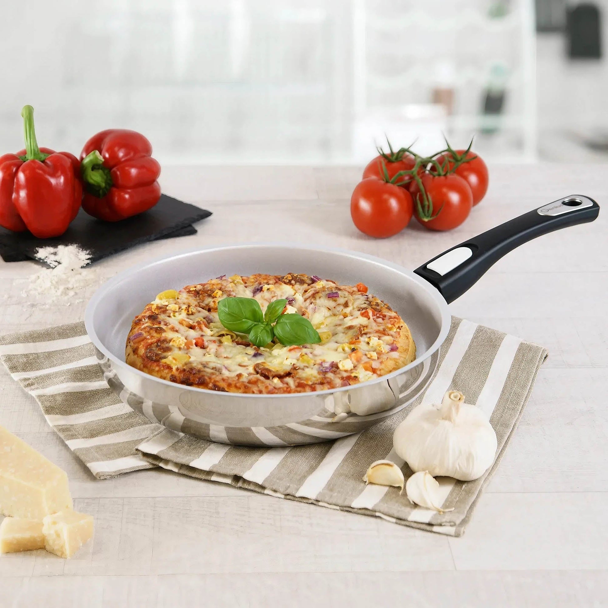 Sartén Steel 24 CM Acero Inox1#Acero