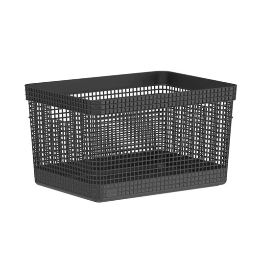 Cesta Grid Sin Tapa 20 Lts1#Negro
