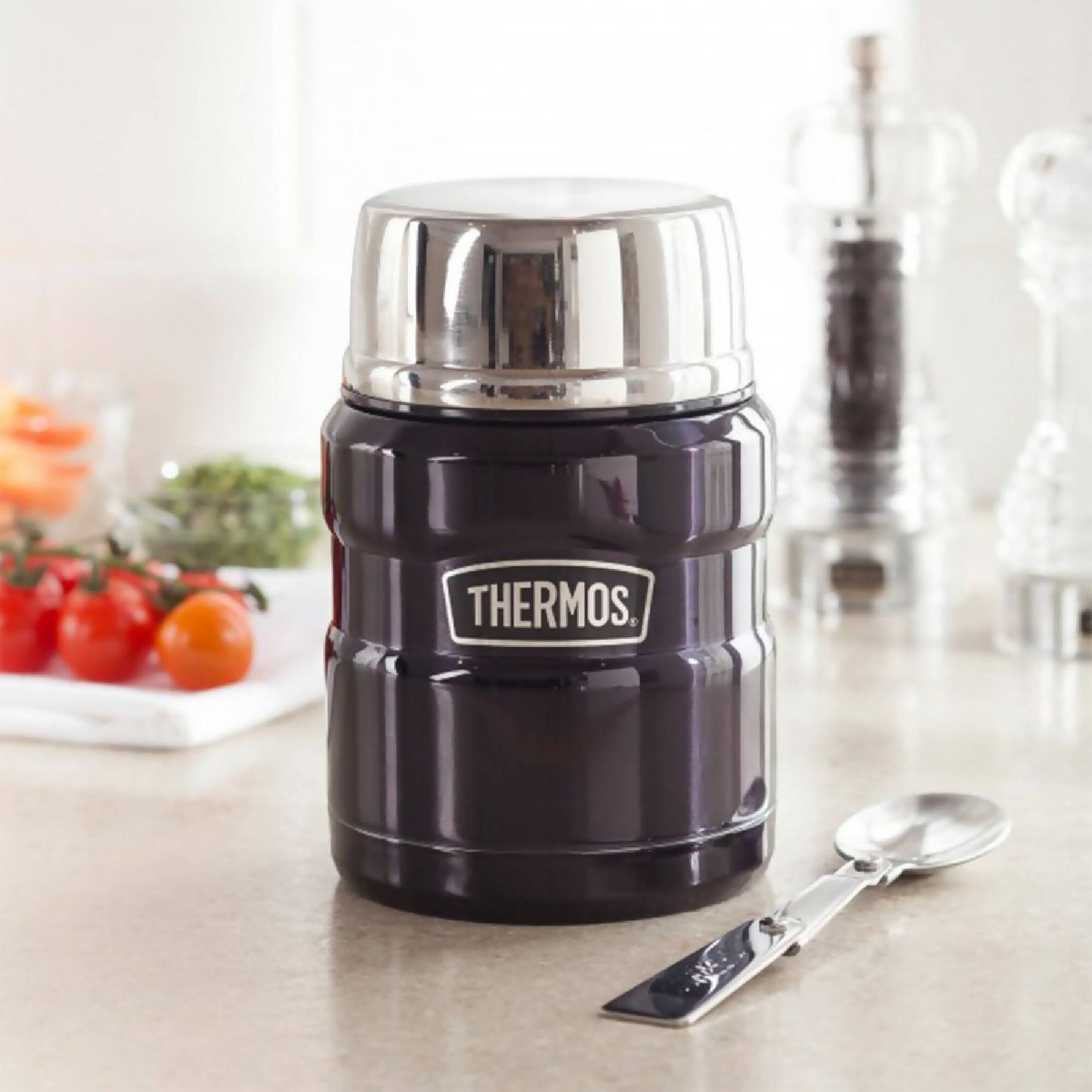 Termo Comida King Acero Inox 470 ml1#Negro