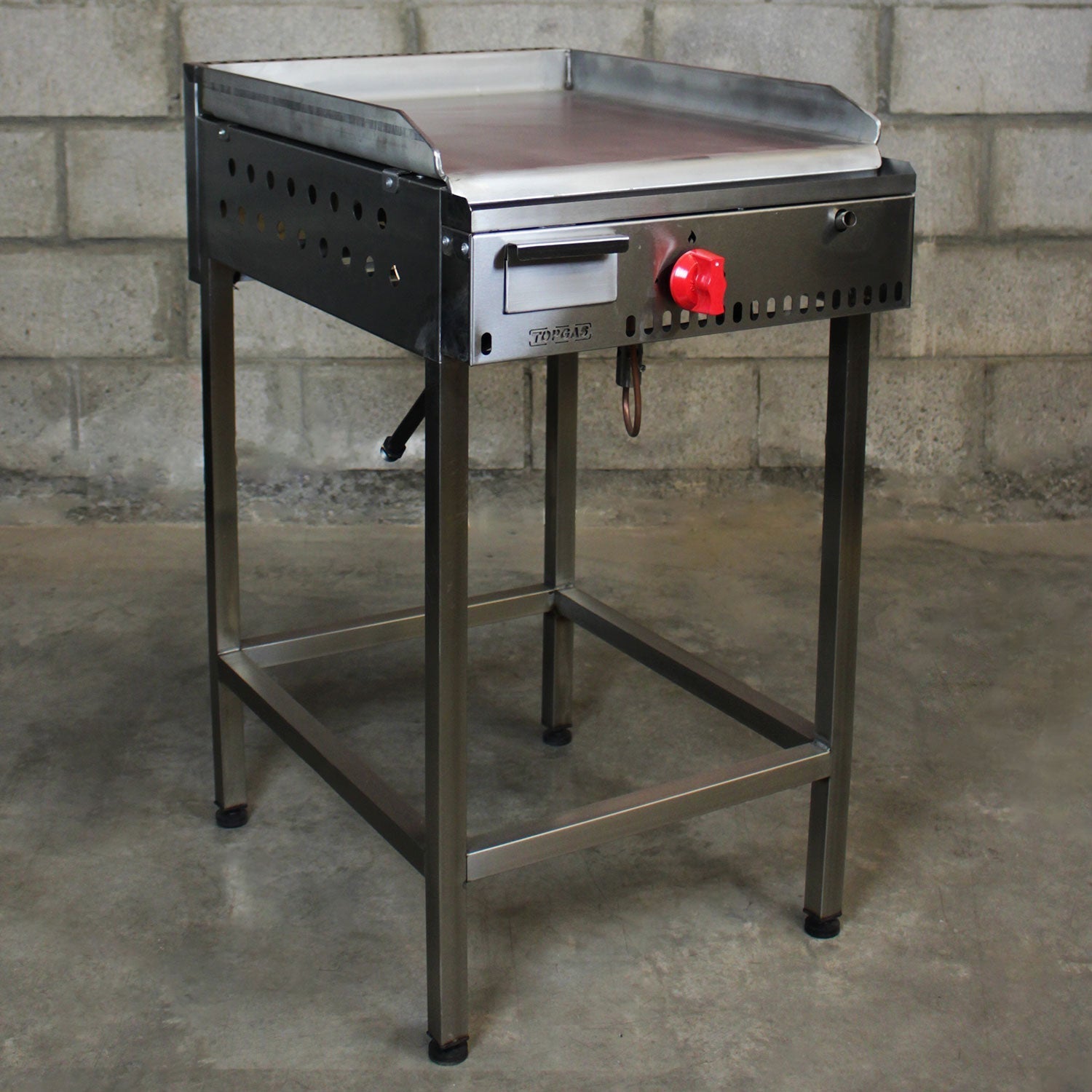 Plancha Churrasquera Inox 60x501#Gris Plata