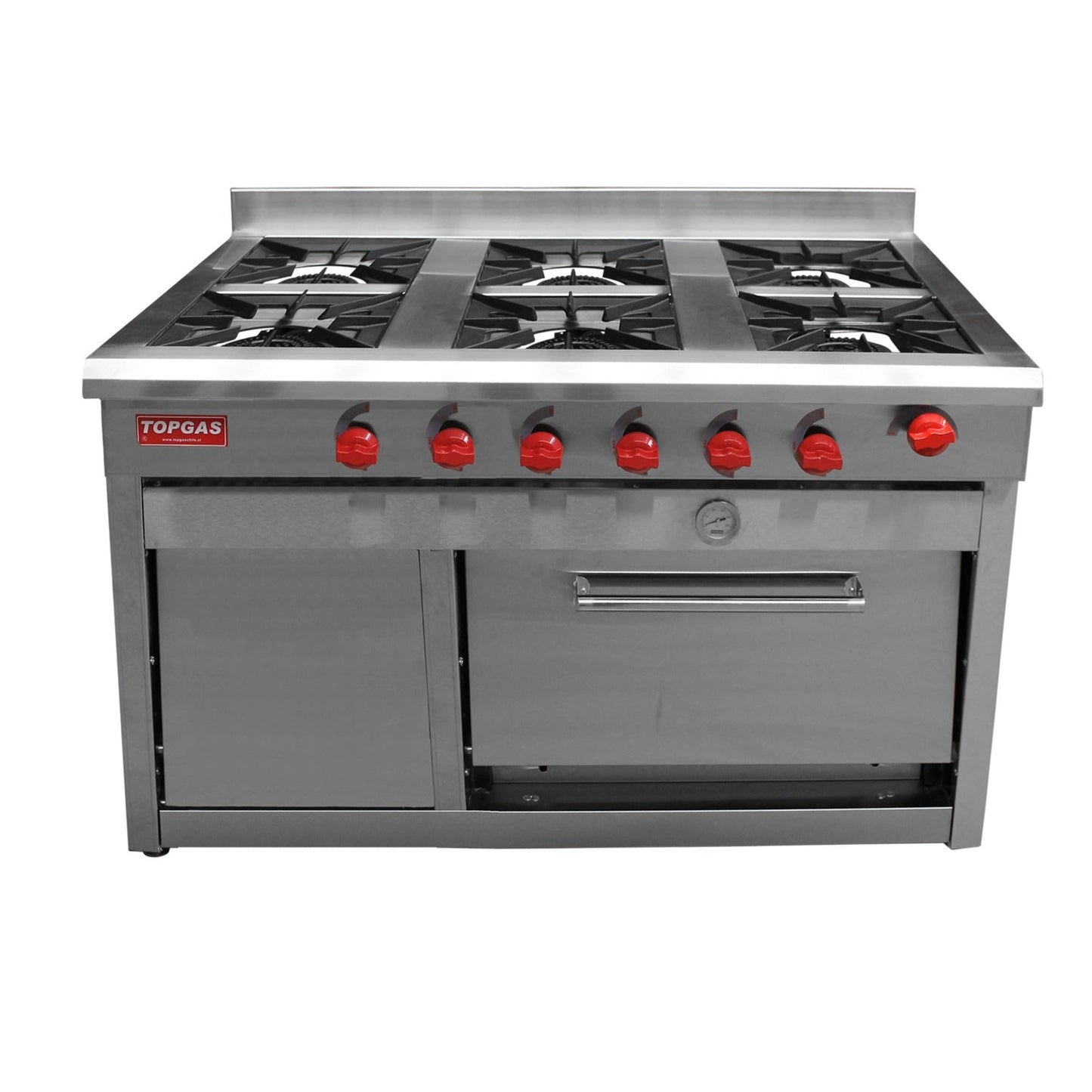 Cocina 6 Platos  Con Horno  Enlozado4#Gris plata