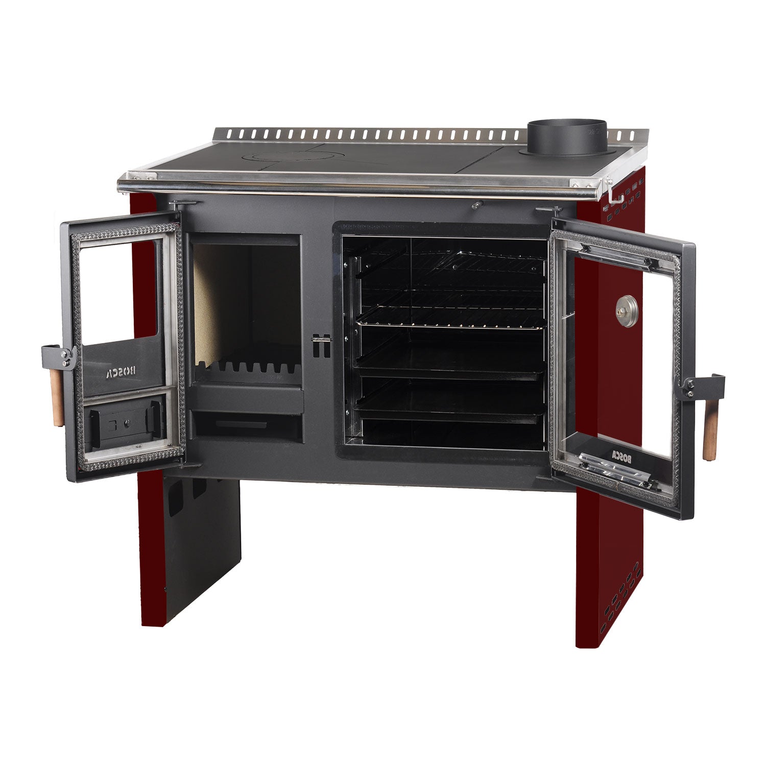 Cocina a Leña Hestia 906#Burdeo