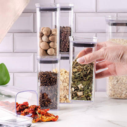 Conjunto Especieros Herméticos Block 4 Pzs1#Sin color