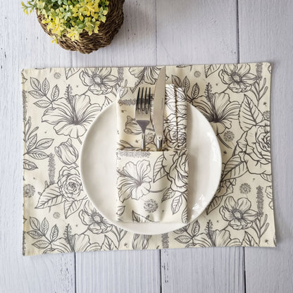 Set 4 Individuales Anita1#Gris