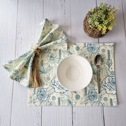 Set 4 Individuales Anita6#Verde