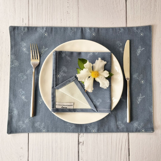 Set 4 Individuales Colomba1#Azul