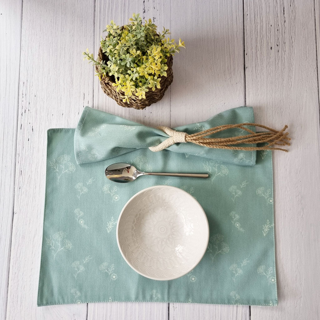 Set 4 Individuales Colomba4#Verde