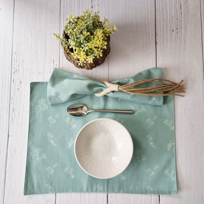 Set 4 Individuales Colomba4#Verde