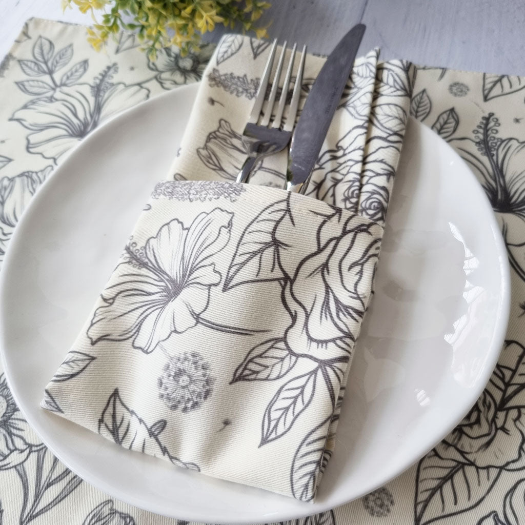 Set 4 Servilletas Anita1#Verde