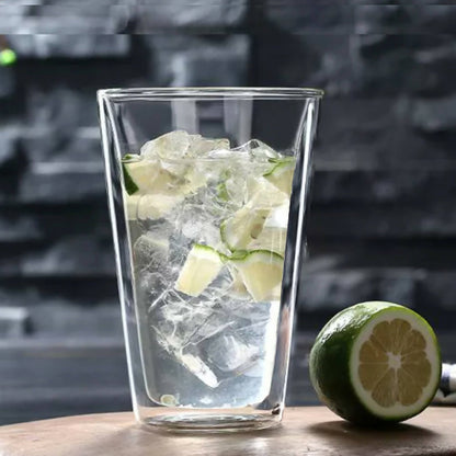 Pack Cafetera Italiana 4 Tazas + Set 2 Vasos Doble Pared4#Negro