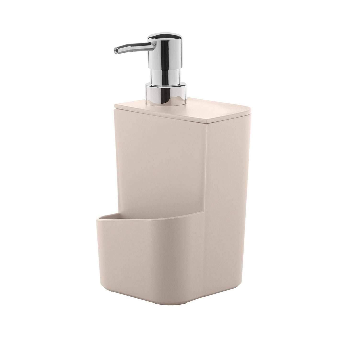 Dispensador Lavaloza Con Porta Esponja4#Beige