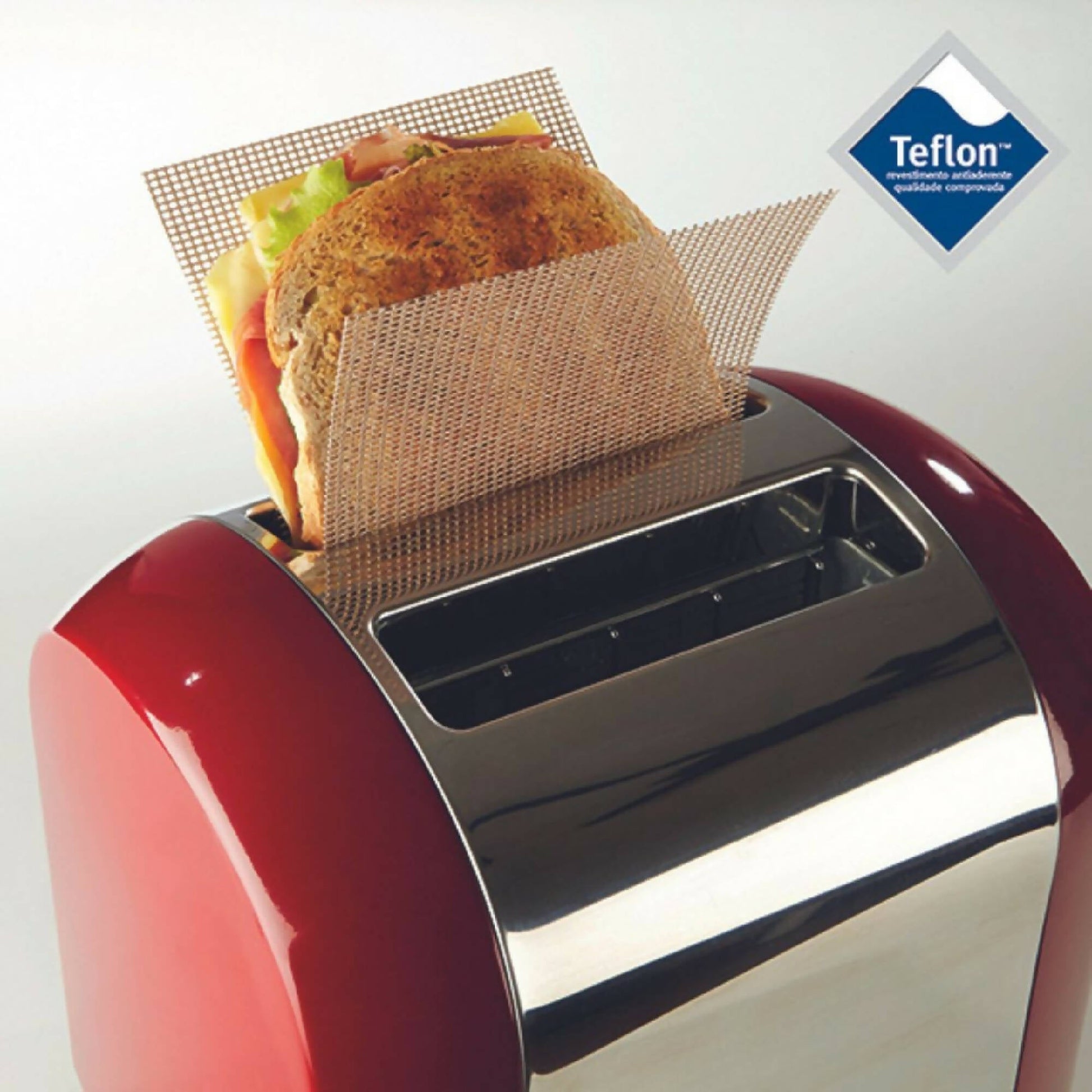 Set 2 Mallas Para Tostar Pan1#Rojo