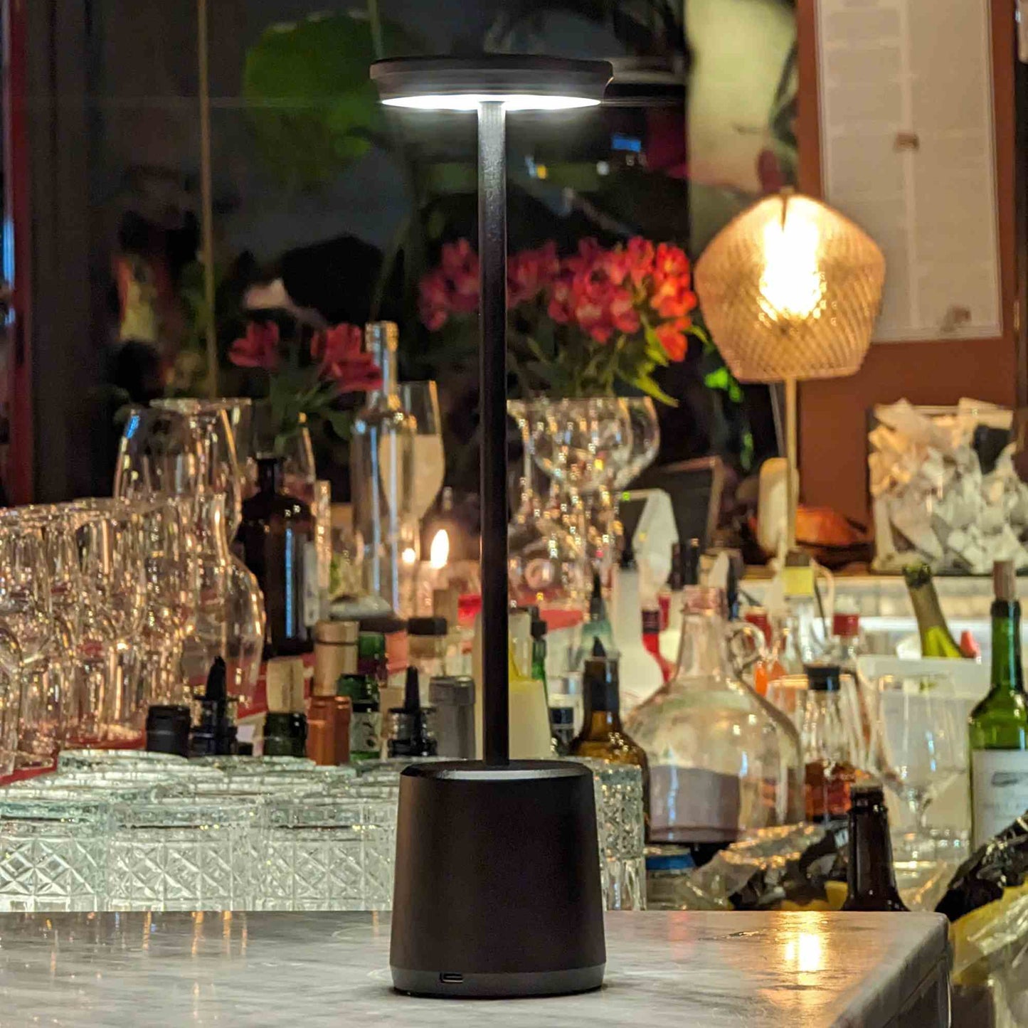 Lámpara De Mesa Toscana6#Negro