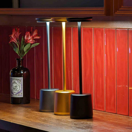 Lámpara De Mesa Toscana1#Dorado