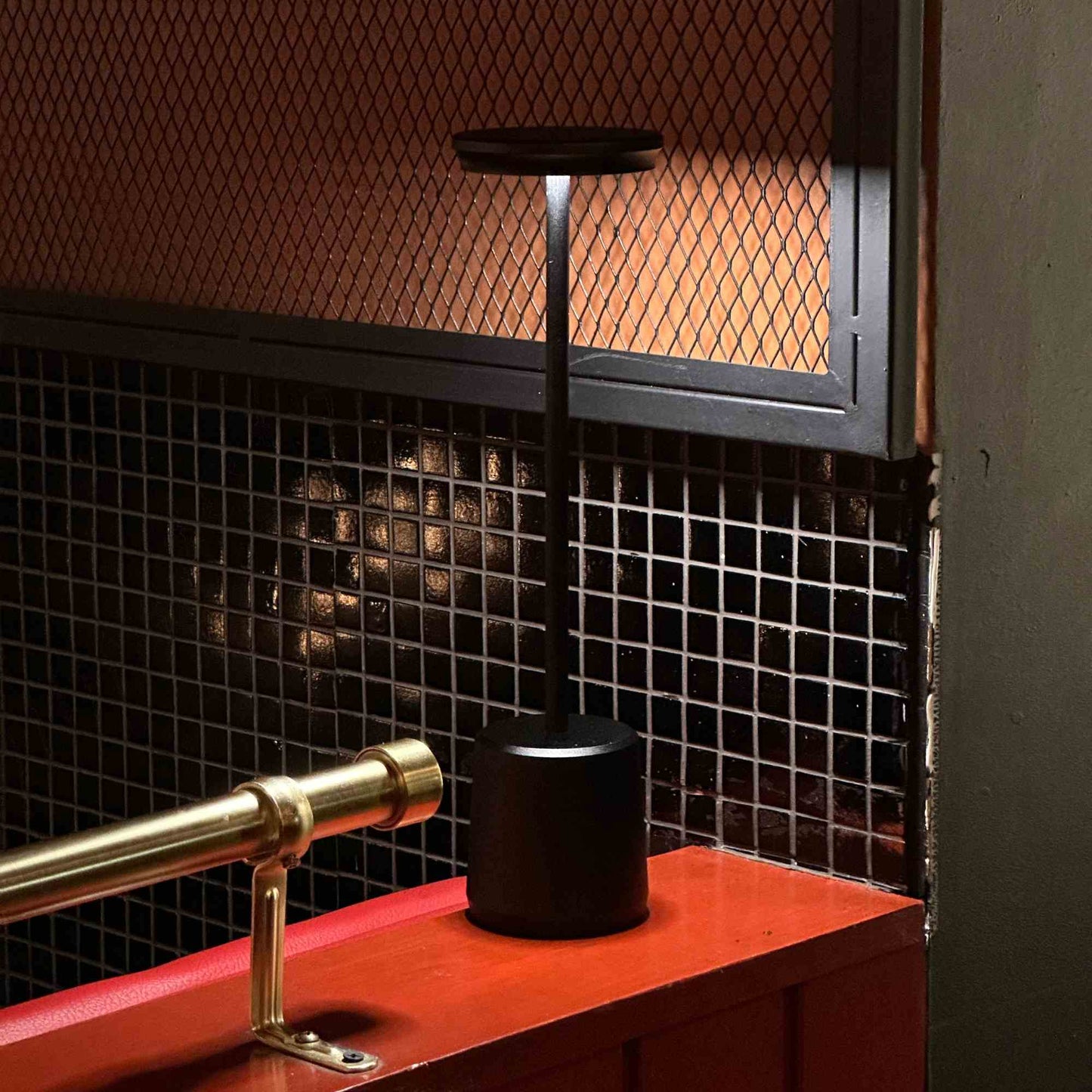 Lámpara De Mesa Toscana8#Negro