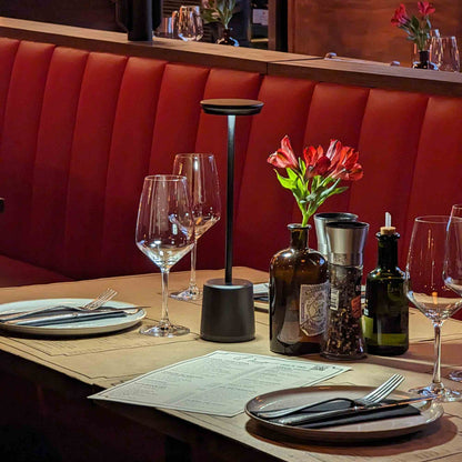 Lámpara De Mesa Toscana3#Negro