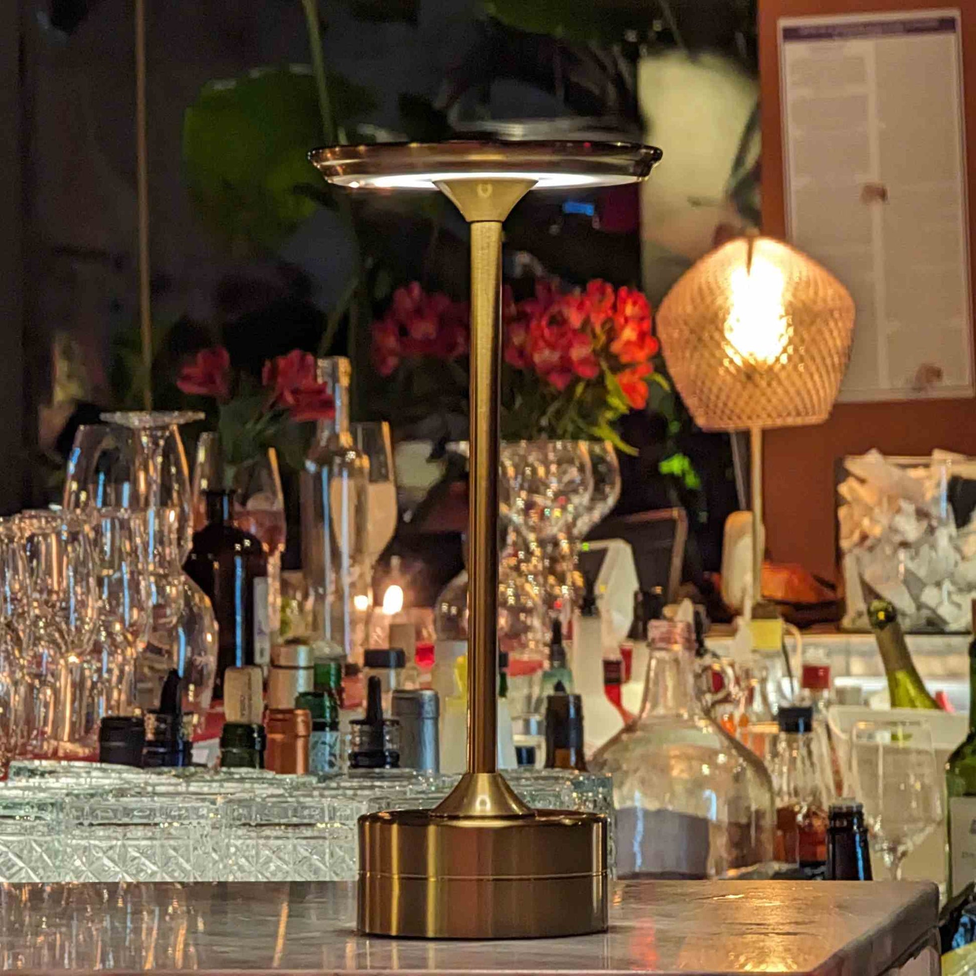 Lámpara de Mesa Milán1#Dorado