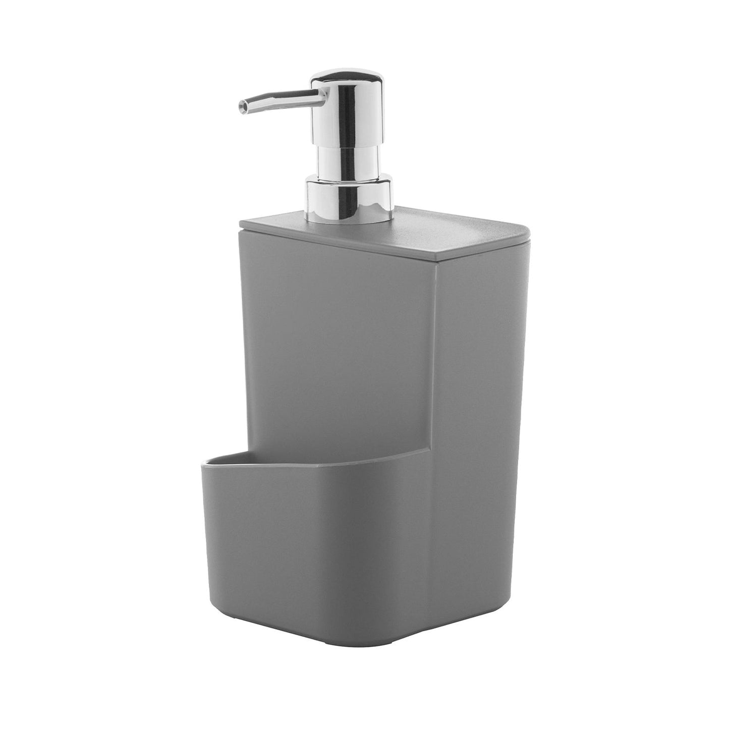 Dispensador Lavaloza Con Porta Esponja6#Gris