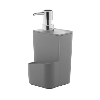 Dispensador Lavaloza Con Porta Esponja6#Gris