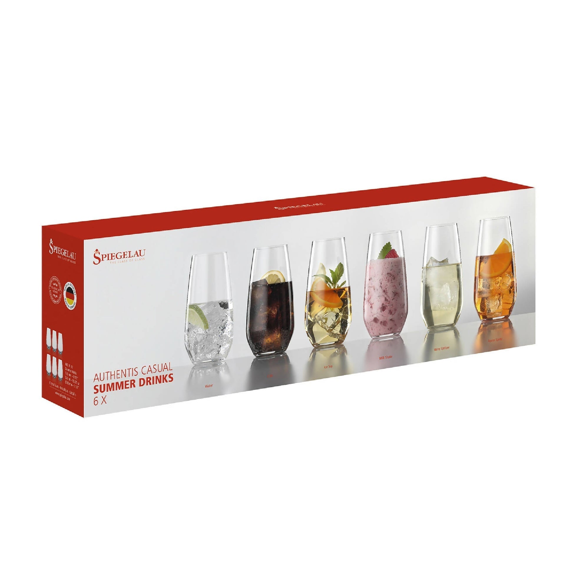Set 6 Vasos Authentis Casual Summerdrinks2#Sin Color