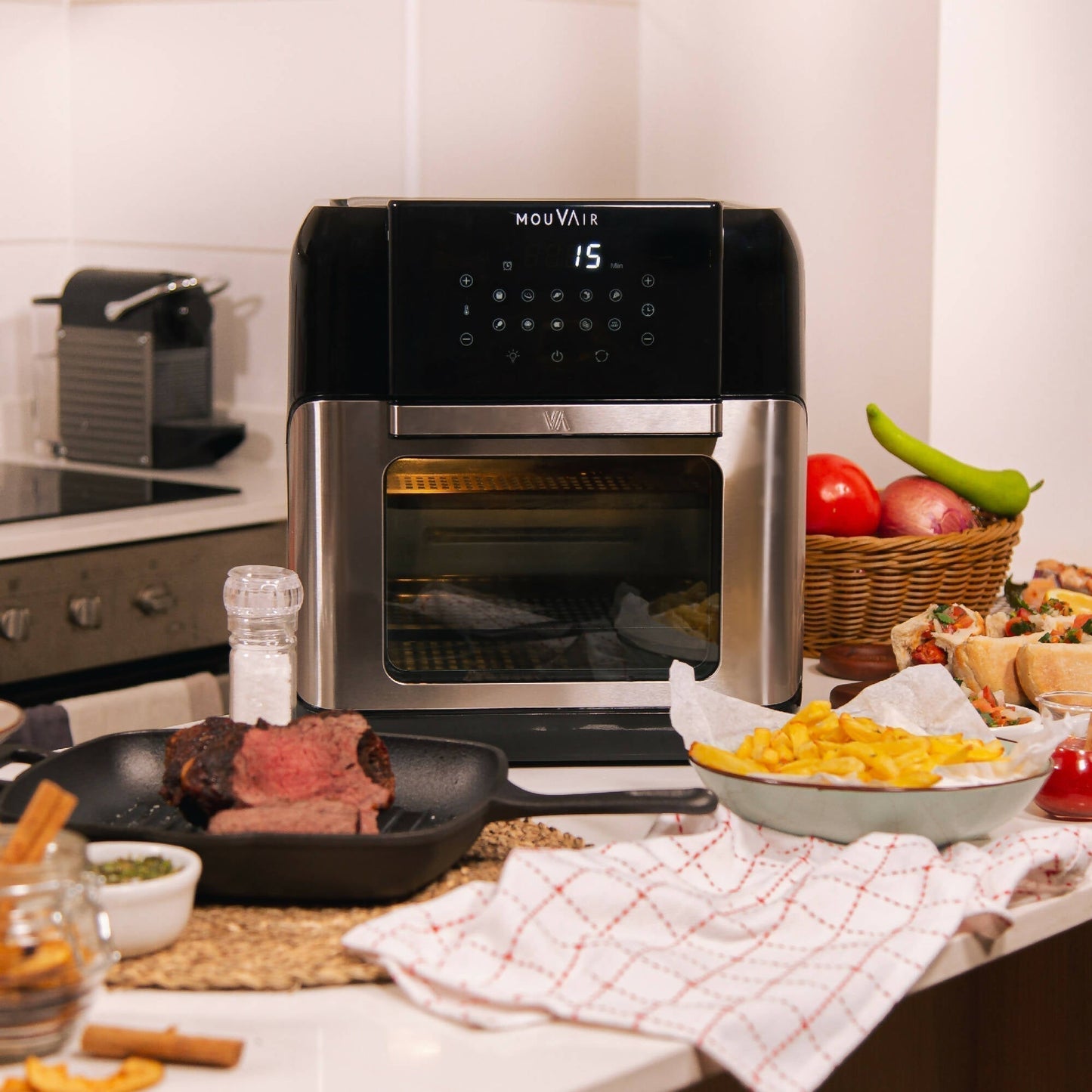 Horno Freidora Crisp 10 Lts6#Gris