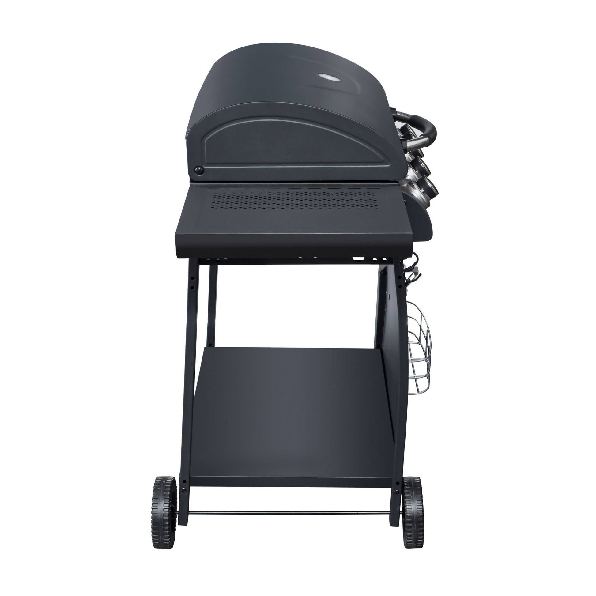 Parrilla Indiana 4 Quemadores + Quemador Lateral BBQ402GCQL6#Negro