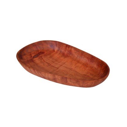 Fuente Ovalada Plana Raulí Rojo3#Café