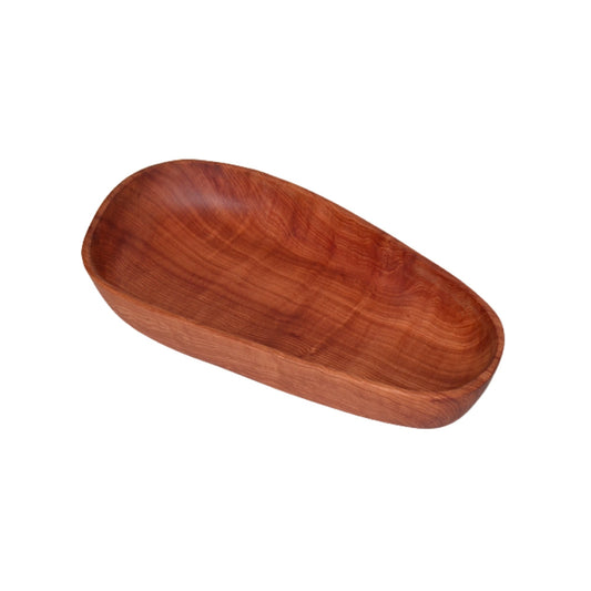 Fuente Ovalada Plana Raulí Rojo4#Café