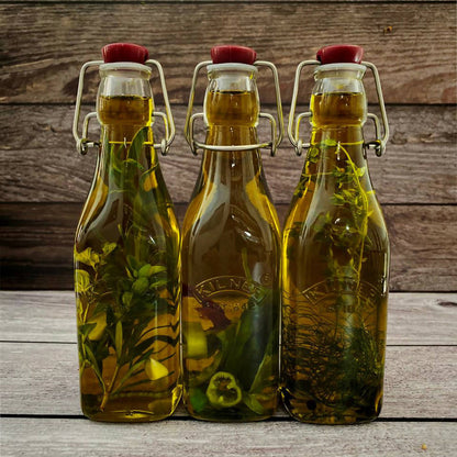 Botella Tapa Roja con Cierre Clip 0.55 Lts2#Sin Color