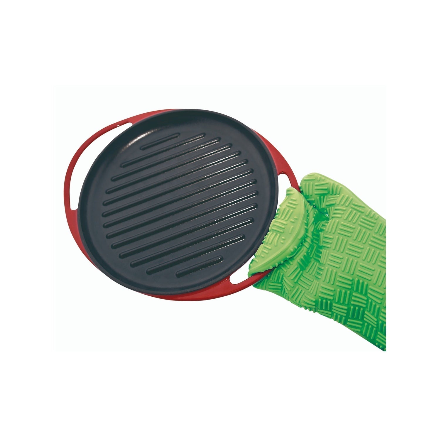 Parrilla Grill Hierro Fundido Redonda Fogo2#Rojo