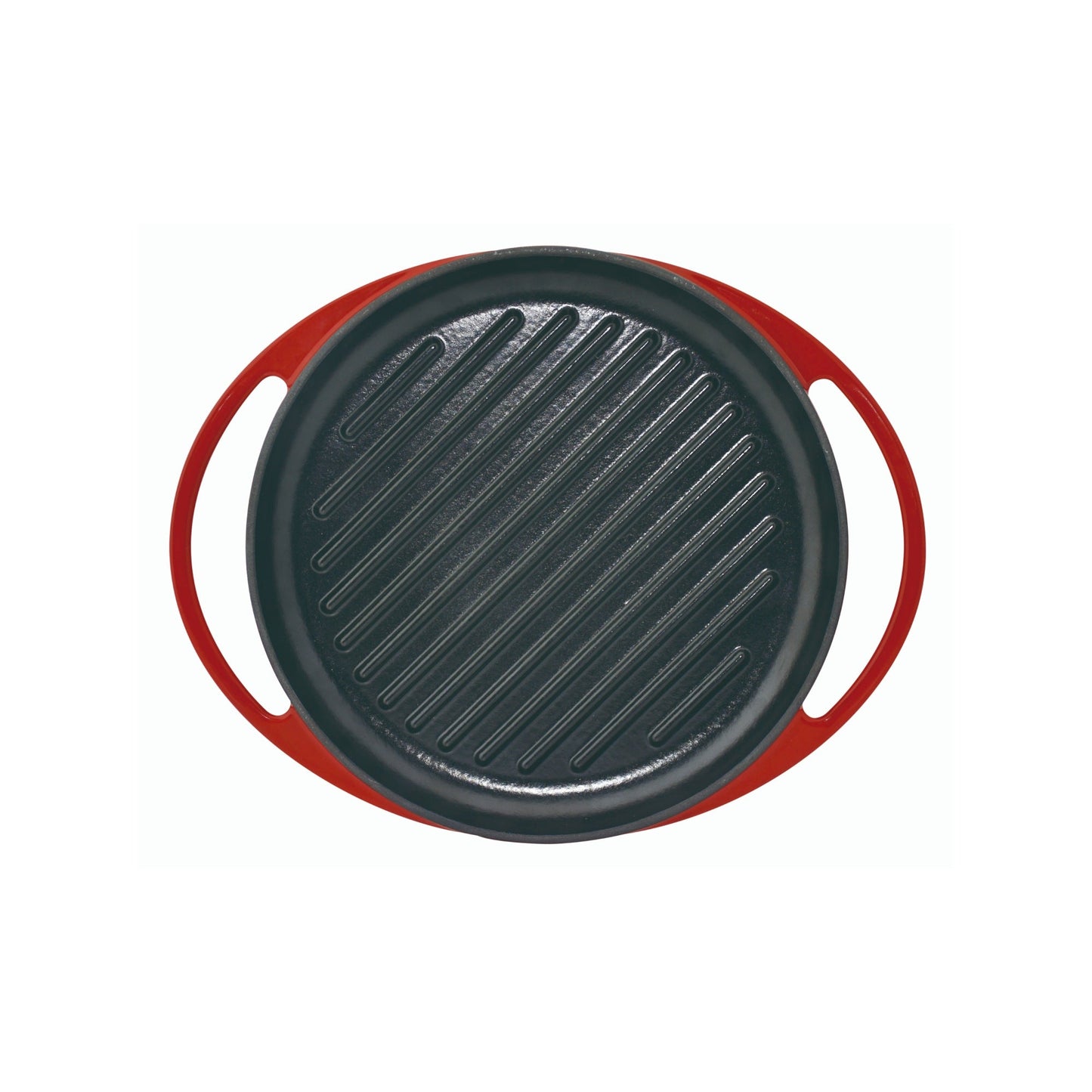 Parrilla Grill Hierro Fundido Redonda Fogo4#Rojo