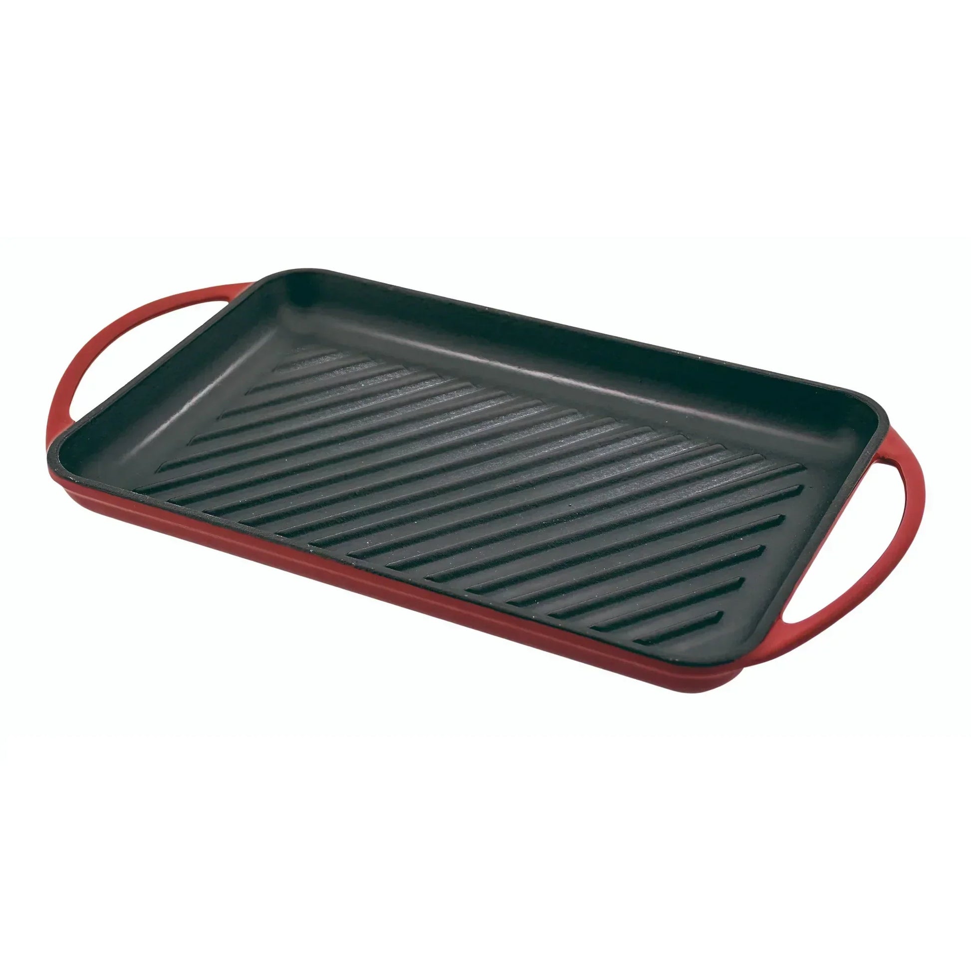 Parrilla Grill Hierro Fundido Fogo Rectangular4#rojo