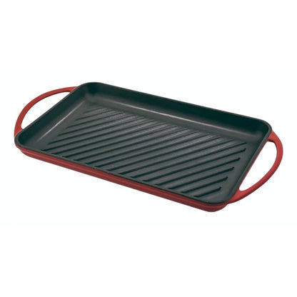 Parrilla Grill Hierro Fundido Fogo Rectangular4#rojo