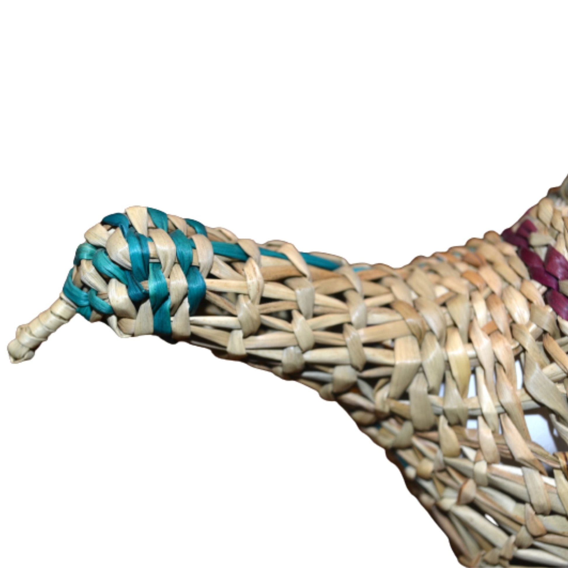 Gallina Porta Huevos Fibra Vegetal3#Multicolor