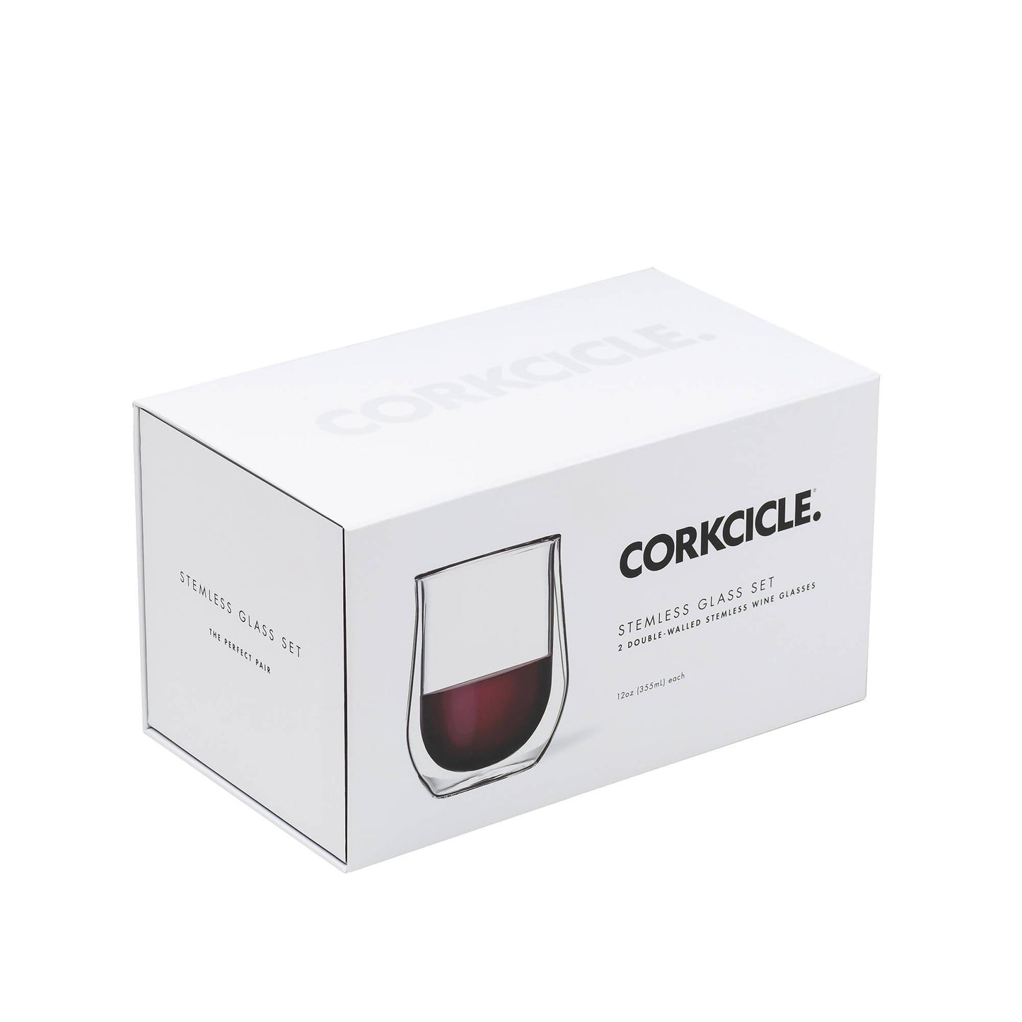 Copas Vidrio Glass Stemless 355ml Pack 2 und4#Sin color