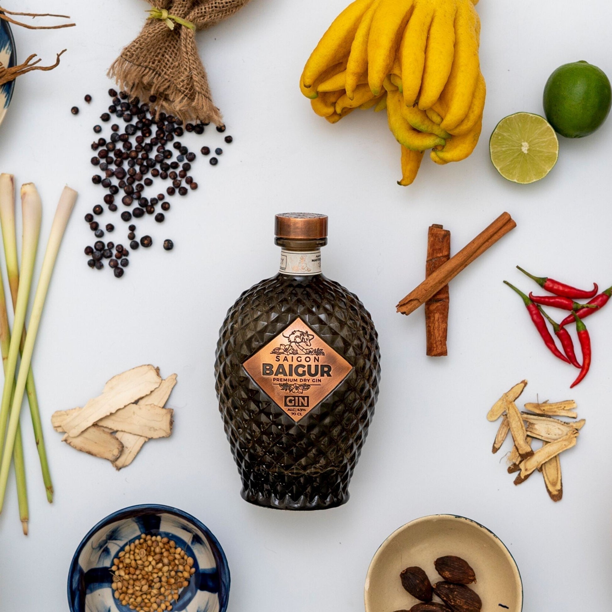 Gin Saigón Baigur Premium Dry 700 cc2#Sin color