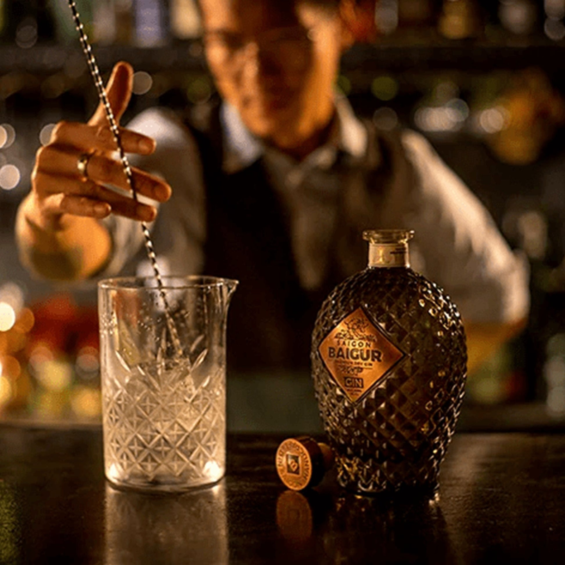 Gin Saigón Baigur Premium Dry 700 cc3#Sin color