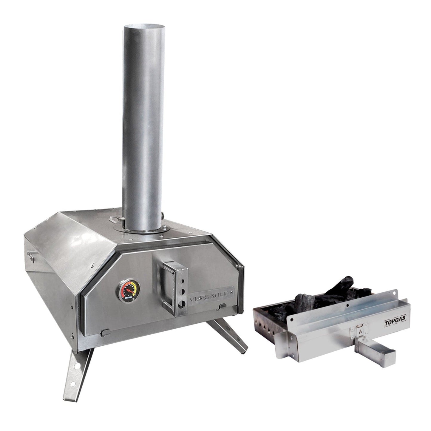 Horno Pizzero Leña2#Gris