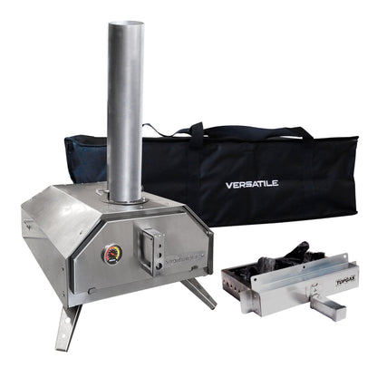 Horno Pizzero Leña + Bolso1#Gris Plata