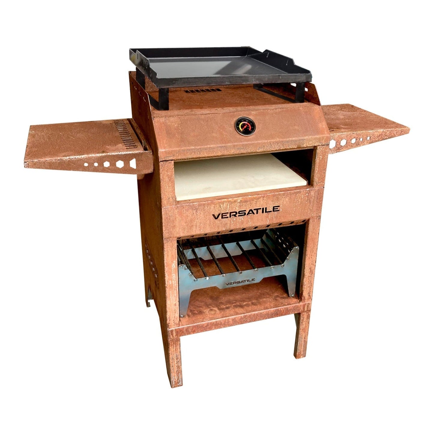 Horno Rústico Parrilla + Plancha + Spiedo6#Café