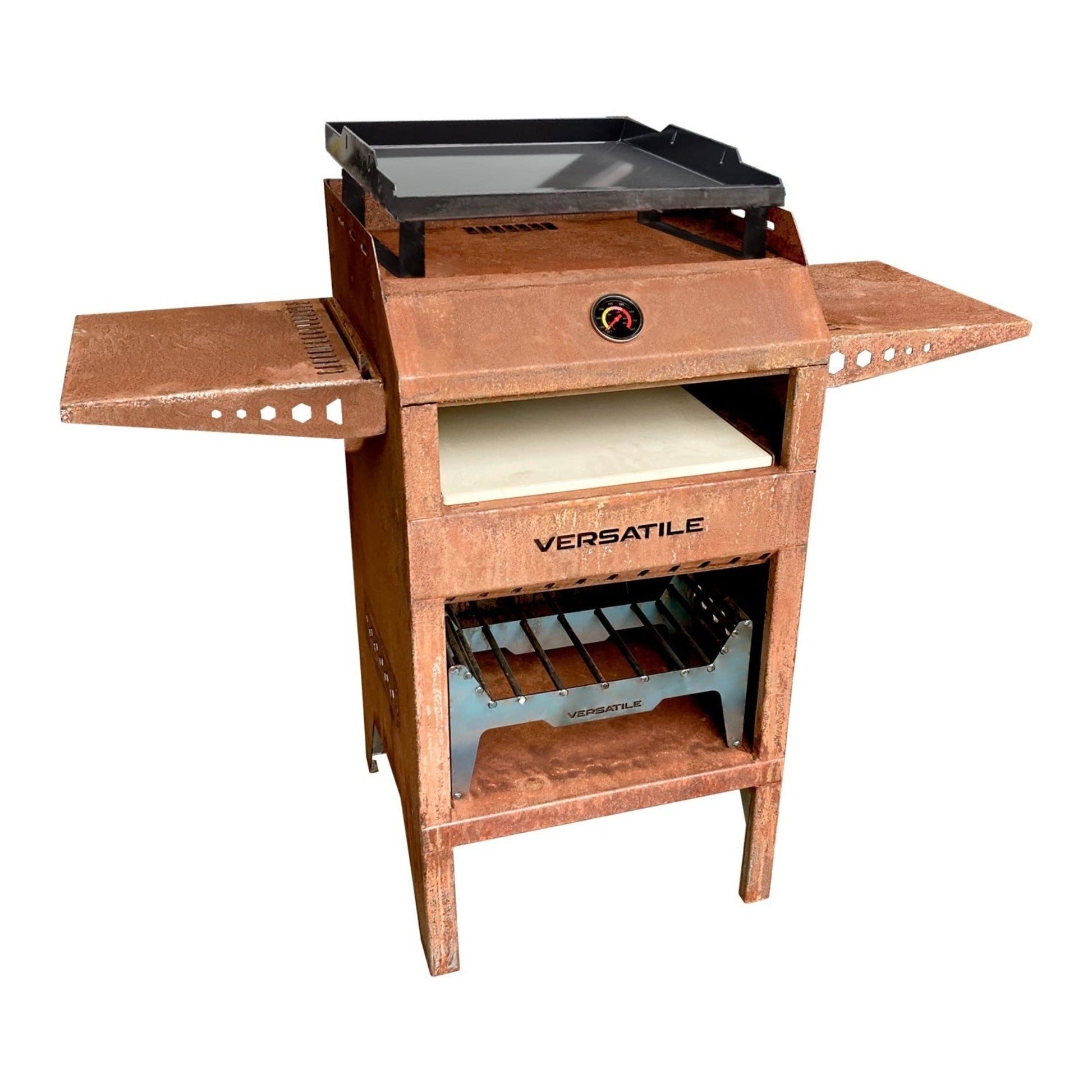 Horno Rústico Parrilla + Plancha + Spiedo6#Café