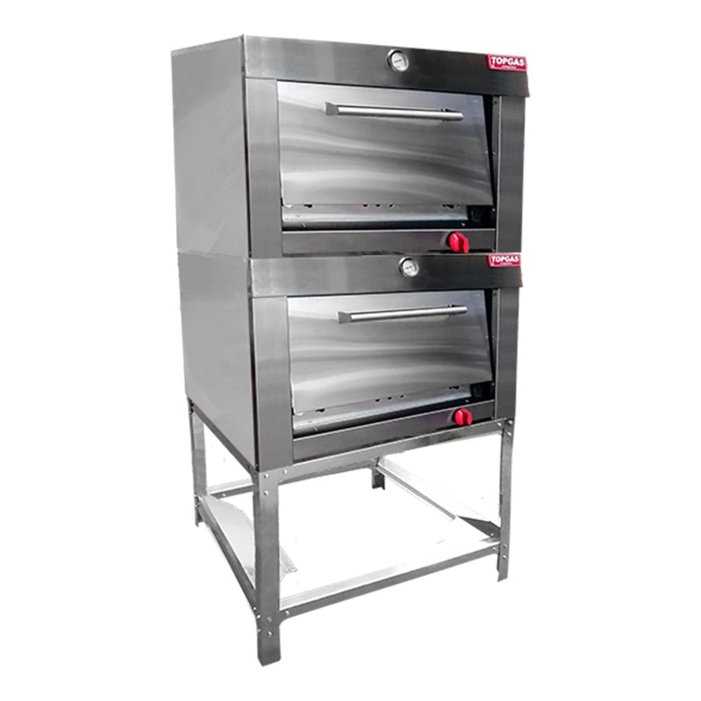 Horno Enlozado 2 Cámaras 65X65 GLP2#Gris