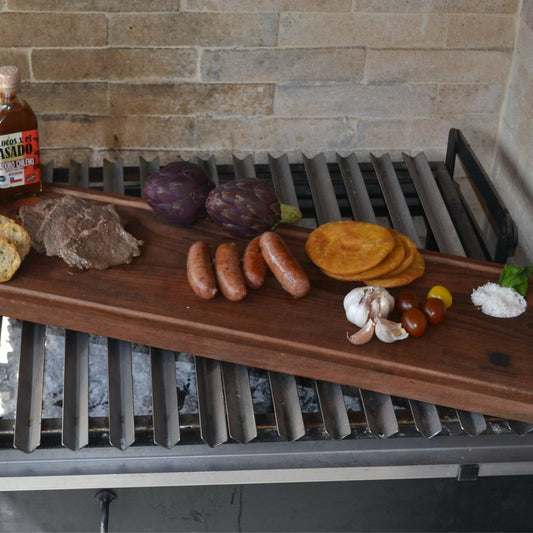 Tabla Asado Porta Sal 90 cms1#Café