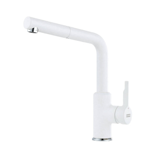 Grifería Neptune Evo Caño Extraíble1#Blanco