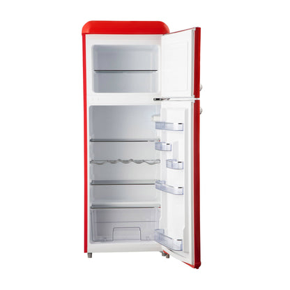 Refrigerador Retro 203L LRT-210DFRR4#Rojo