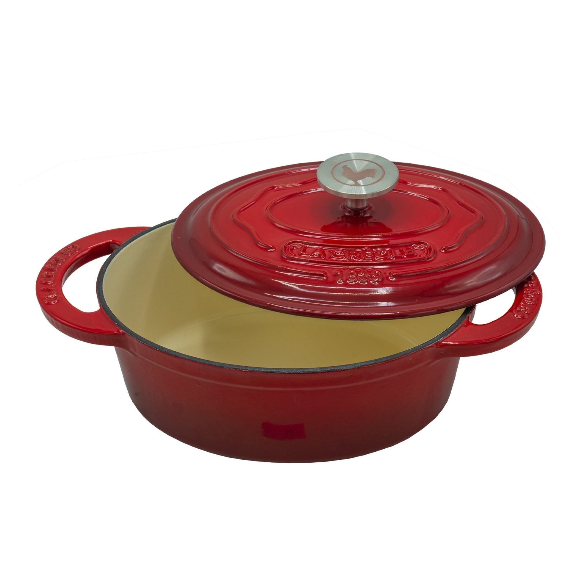 Olla Ovalada 24 Cm 2 Lt12#Rojo