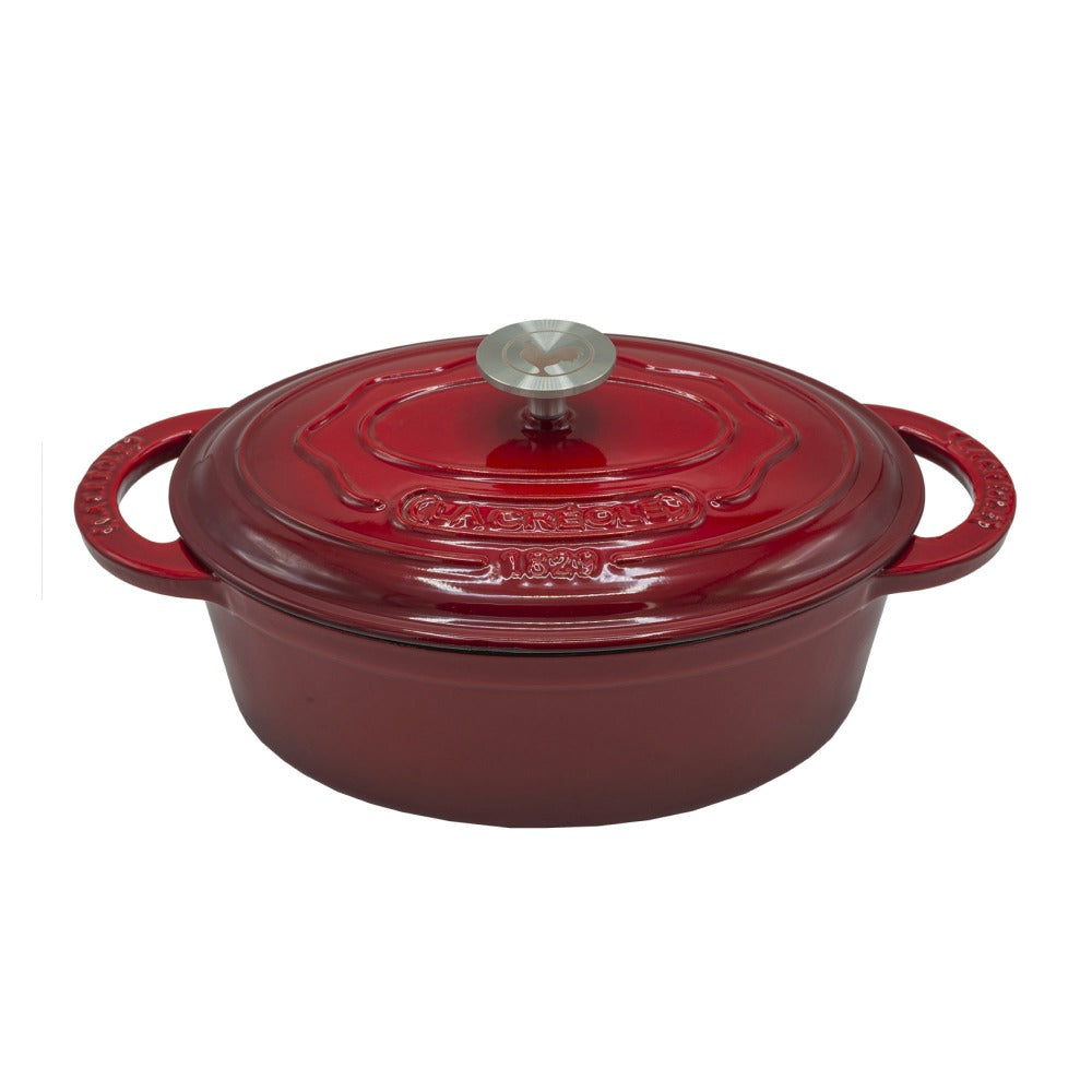 Olla Ovalada 29 Cm 4 Lt9#Rojo