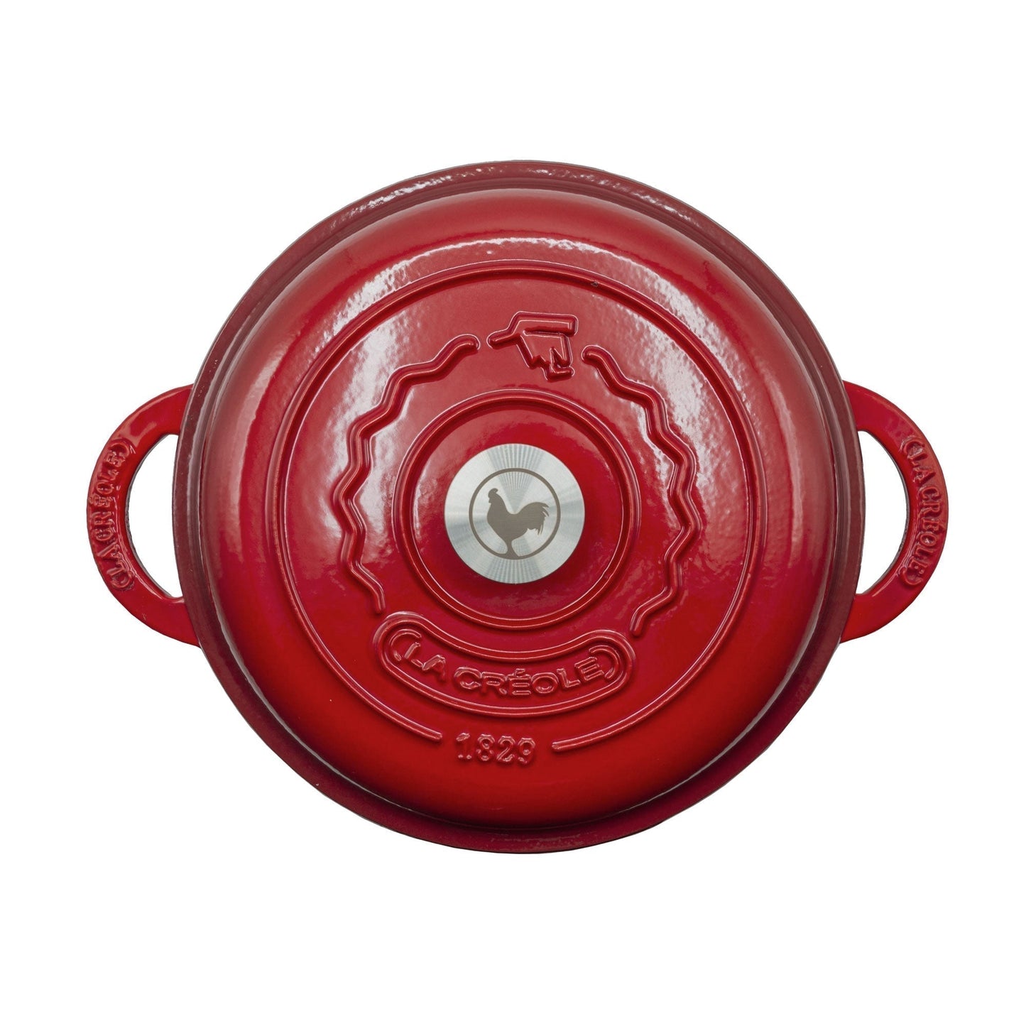 Olla Perfil Bajo 30 Cm3#Rojo