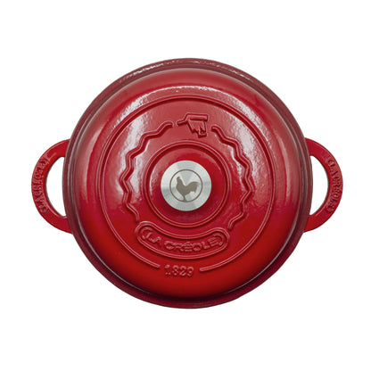 Olla Perfil Bajo 30 Cm3#Rojo